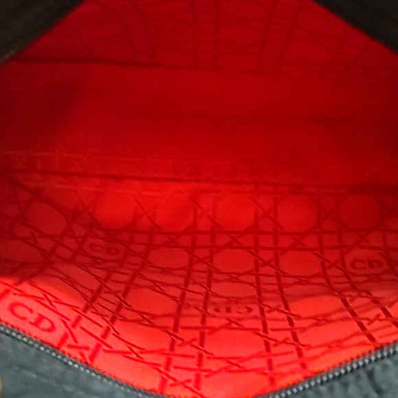 Christian Dior black nylon Lady Dior handbag - Picture 9 of 16